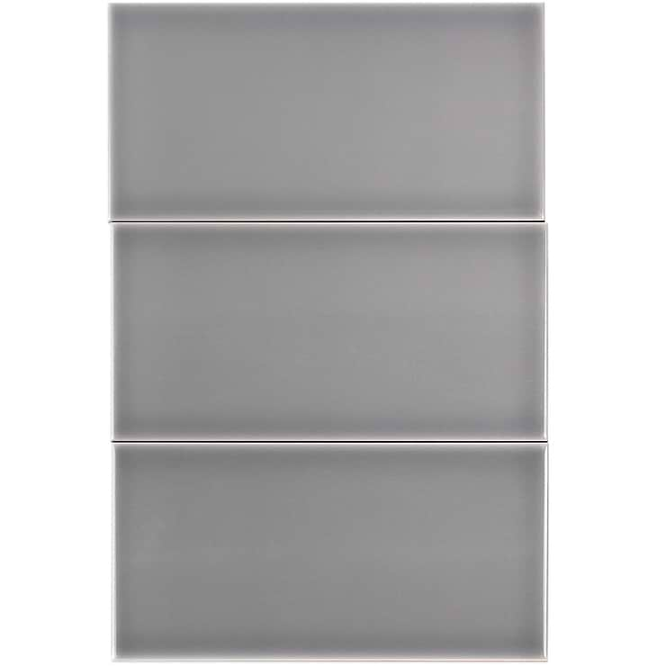 Vector Gris 4x8 Polished Ceramic Tile