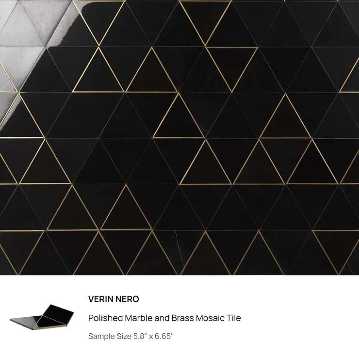 Top Selling Black and Gold Marble Tiles Sample Bundle (5)