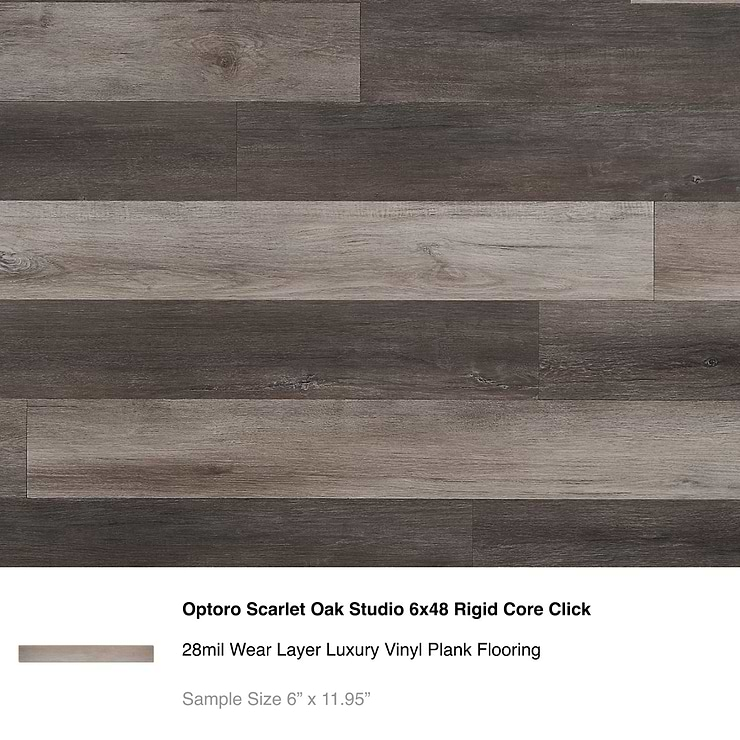 Top Selling Warm Gray Luxury Vinyl Flooring Tiles Sample Bundle (5)