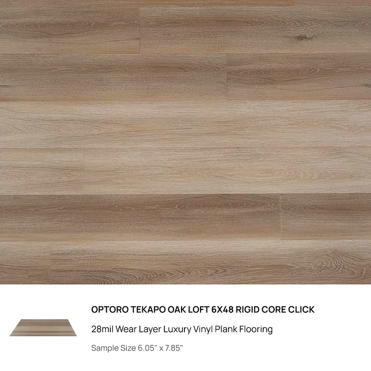 Top Selling Natural Oak Click Lock LVT Sample Bundle (5)