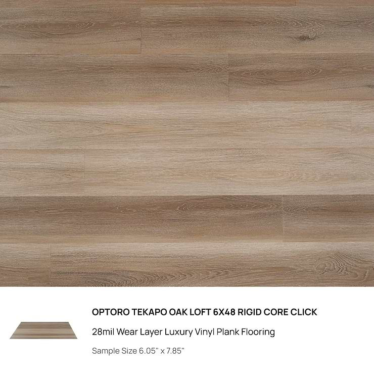 Top Selling Natural Oak Click Lock LVT Sample Bundle (5)