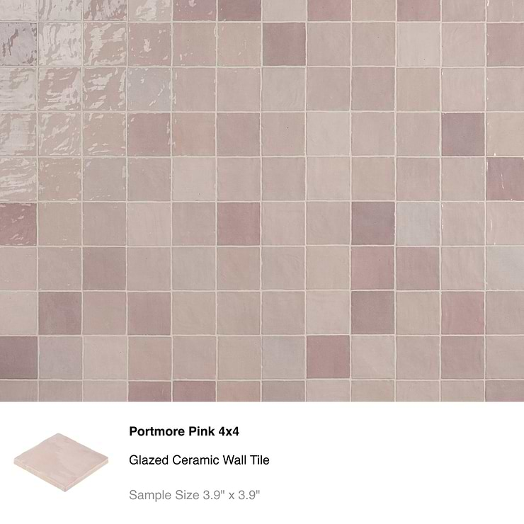 Top Selling Pink Tiles Sample Bundle (5)