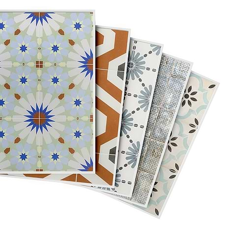 Top Selling Mediterranean Pattern Tiles Sample Bundle (5)