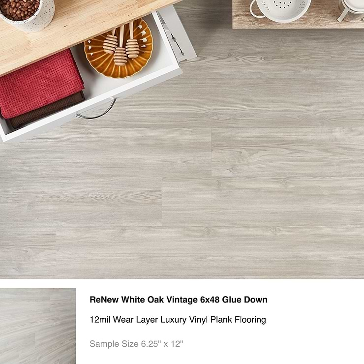 Top Selling Cool Gray Luxury Vinyl Flooring Tiles Sample Bundle (5)