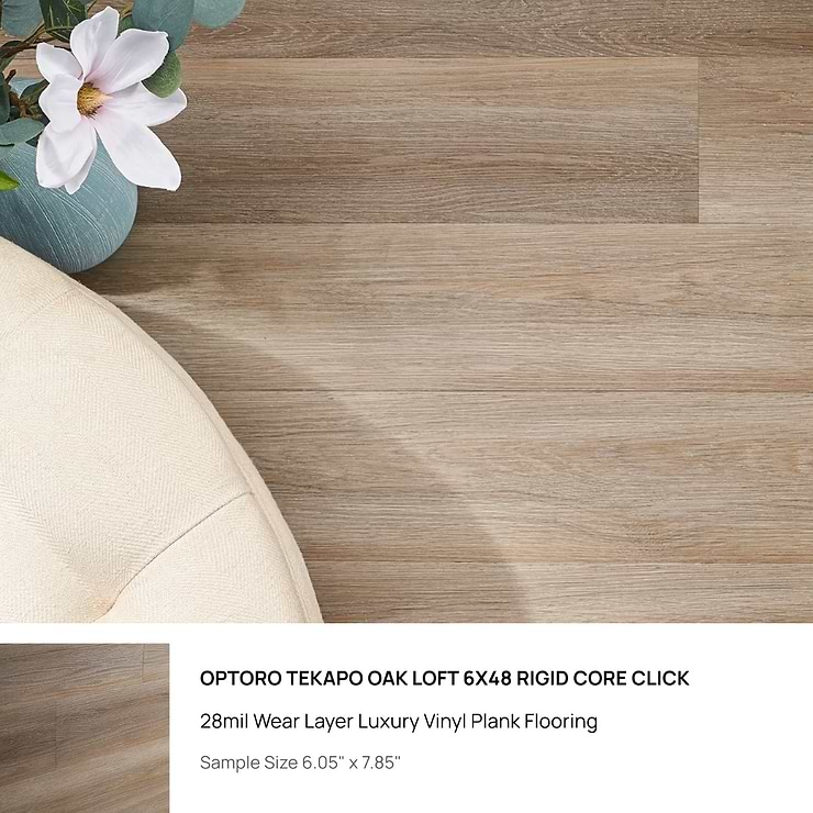 Top Selling Natural Oak Click Lock LVT Sample Bundle (5)