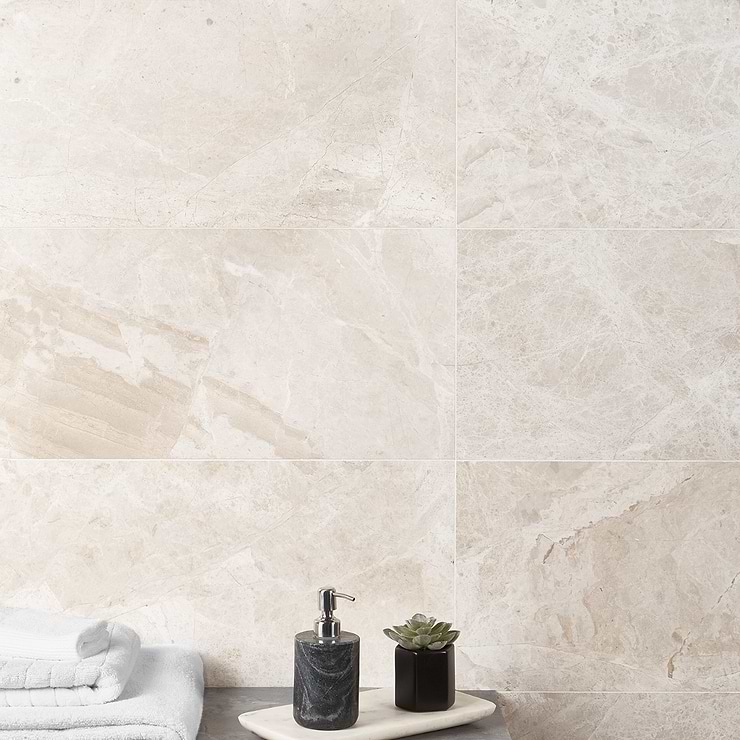 Cream Misto 12x24 Honed Marble Tile