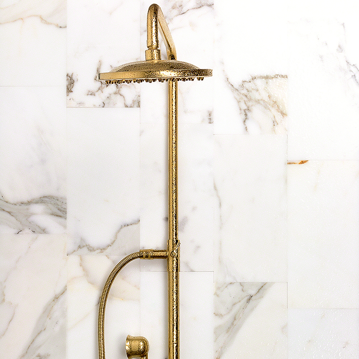 Calacatta Gold 6x12 Polished Marble Tile