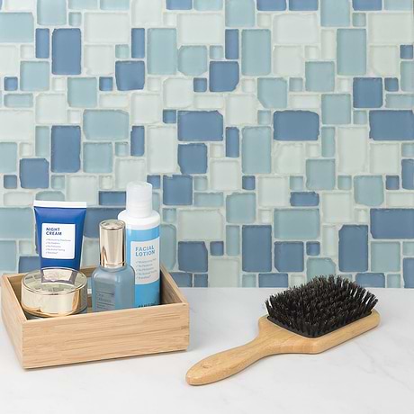 Decorative Glass Tile for Backsplash,Kitchen Wall,Bathroom Wall,Shower Wall,Outdoor Wall,Pool Tile