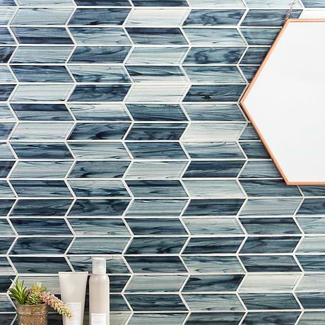 Decorative Glass Tile for Backsplash,Bathroom Wall,Shower Wall