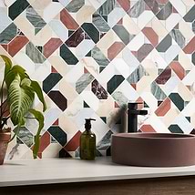 Isobel Tuscany Multicolor Polished Marble Luxury Mosaic Tile