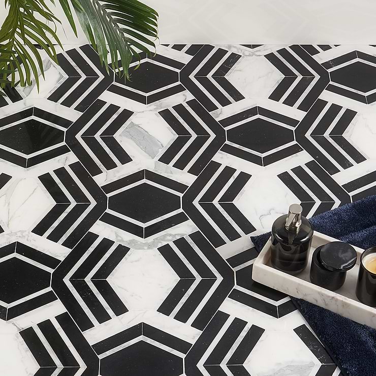 Mezzo Brava Polished Marble Mosaic
