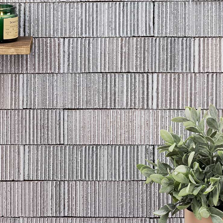 Easton Summit Polished White 2x9 Clay Tile