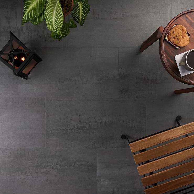 Angela Harris Inspira Dark Loose Lay 12x24 Luxury Vinyl Tile