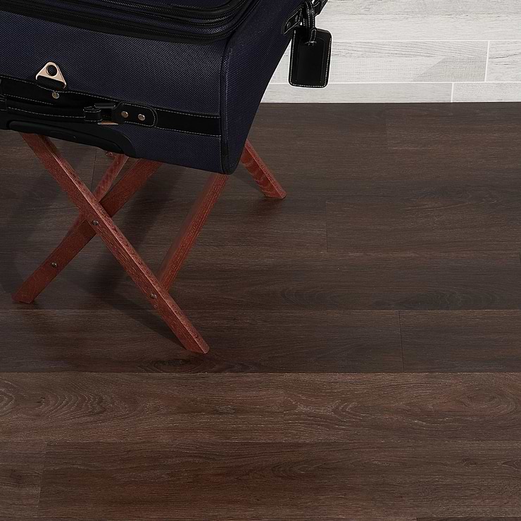 Hudson Espresso Loose Lay 6x48 Luxury Vinyl Plank Flooring