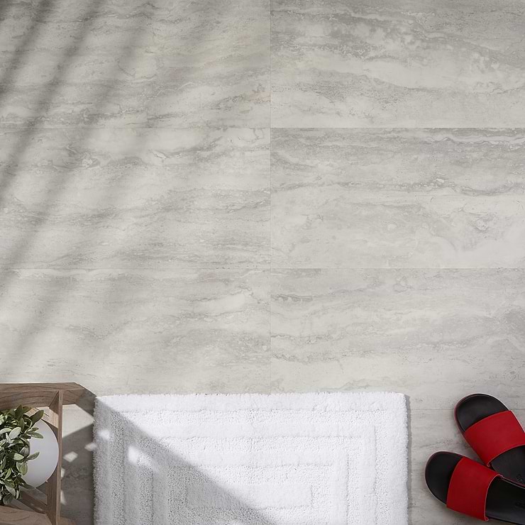 Tepoca Silver Loose Lay 12x24 Luxury Vinyl Tile