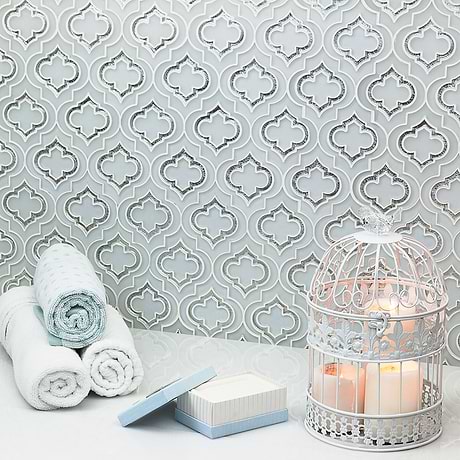 Waterjet Glass Tile for Backsplash,Kitchen Floor,Kitchen Wall,Bathroom Floor,Bathroom Wall,Shower Wall,Shower Floor