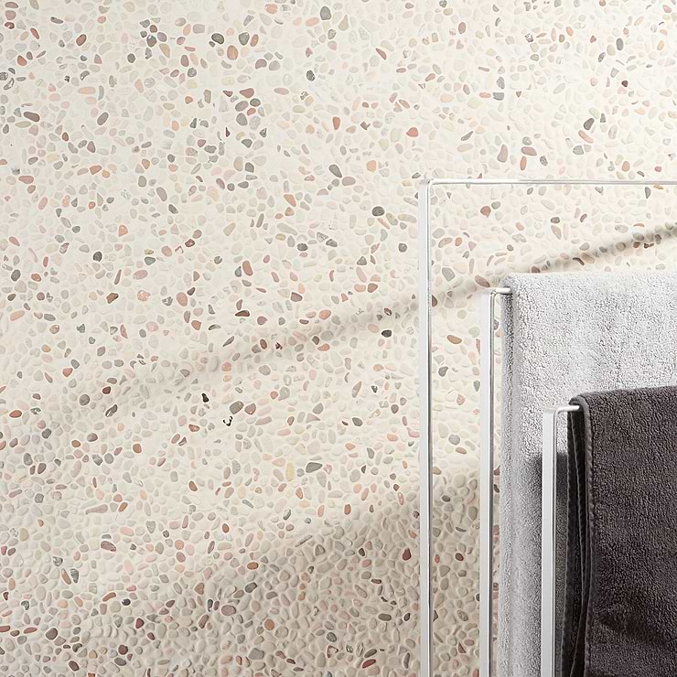 Nature Micro Lombok Beige Pebble Honed Mosaic Tile