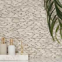 Nature Stacked Lovina White Pebble Honed Mosaic Tile