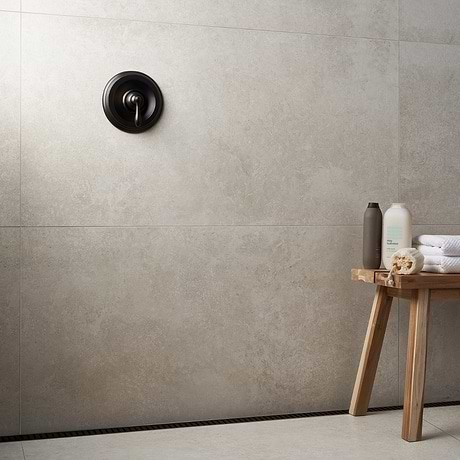 Saint Remy Avorio White 24x48 Limestone Look Semi-Polished Porcelain Tile