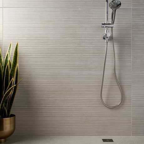 Saint Remy Deco Avorio White 24x48 Limestone Look Semi-Polished Porcelain Tile