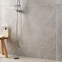 Saint Remy Grigio Gray 36x36 Limestone Look Semi-Polished Porcelain Tile