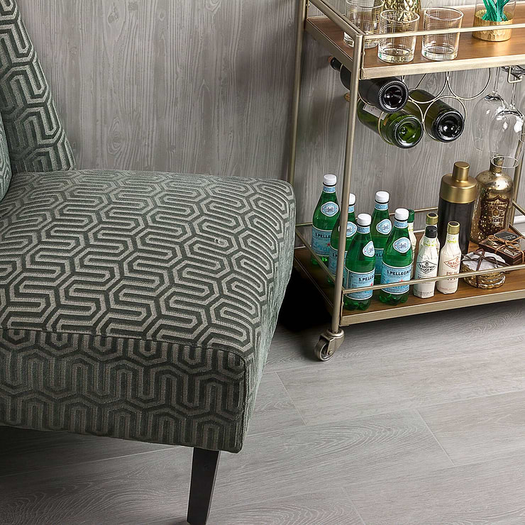 Montana Silver 8x45 Natural Wood Look Porcelain Tile