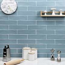 Bayou Sky Blue 3x12 Matte Ceramic Subway Tile