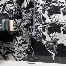 Valiant Black Antique 30x60 Polished Porcelain Tile