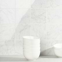 Marble Tech Bianco Gioia 6x6 Polished Porcelain Tile
