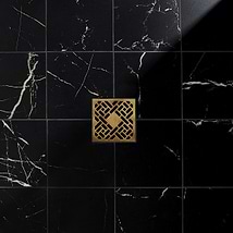 Marble Tech Port Laurent 6x6 Matte Nero Marquina Look Porcelain Tile