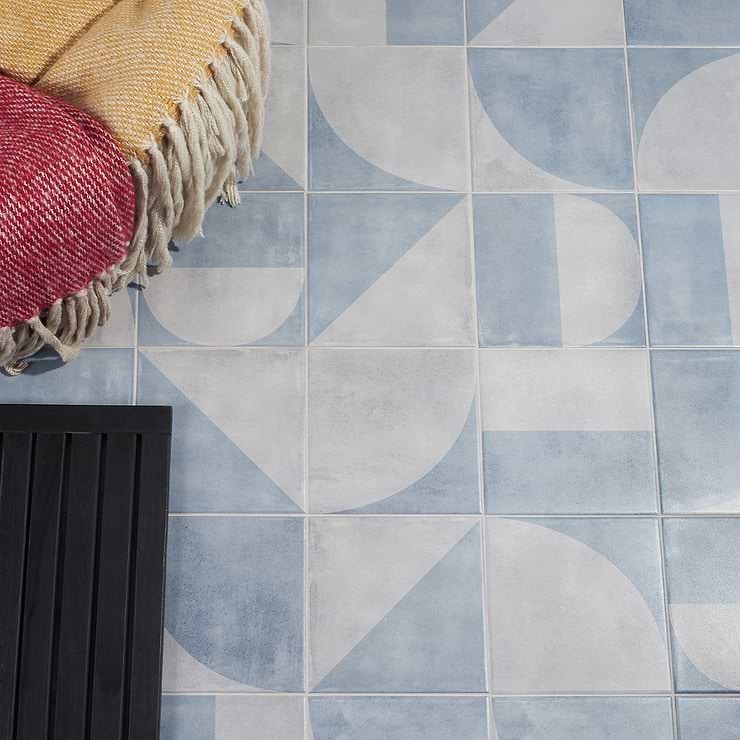 Brando Blue 8x8 Matte Porcelain Tile