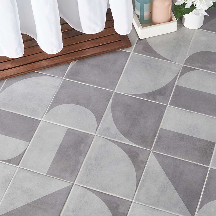 Brando Dark Gray 8x8 Matte Porcelain Tile
