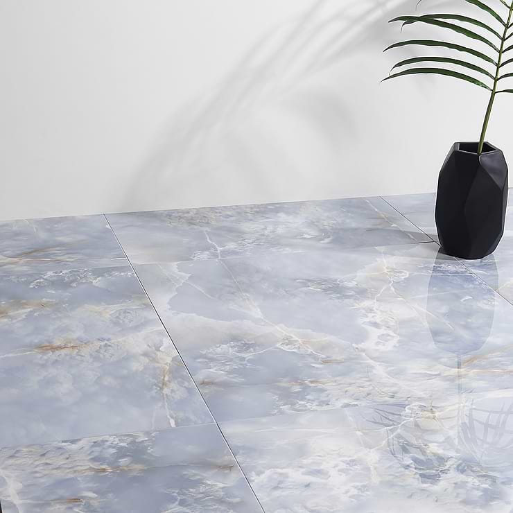 Marble Look Porcelain Tile for Backsplash