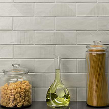 Enigma Light Gray 2x8 Polished Textured Ceramic Wall Tile