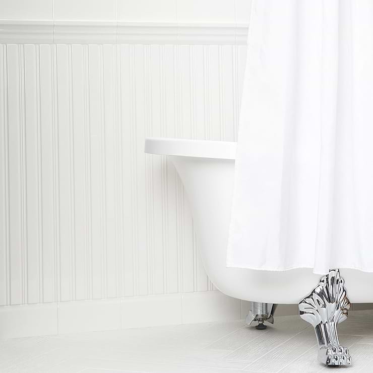 Vivir Panna 8x32 Polished Ceramic Beadboard