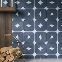 Tau Navy Blue 9x9 Matte Porcelain Tile