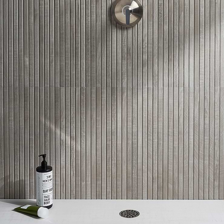 Kenridge Ribbon Gray 24x48 Wood Look Matte Porcelain Tile
