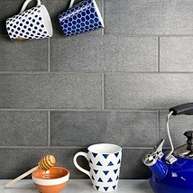 Diesel Camp Canvas Gray 4x12 Matte Ceramic Subway Wall Tile