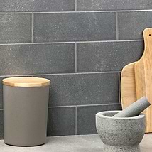 Diesel Camp Rock Gray 4x12 Matte Ceramic Subway Wall Tile