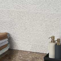Echoes Blanco 12x36 Satin and Matte Ceramic Tile