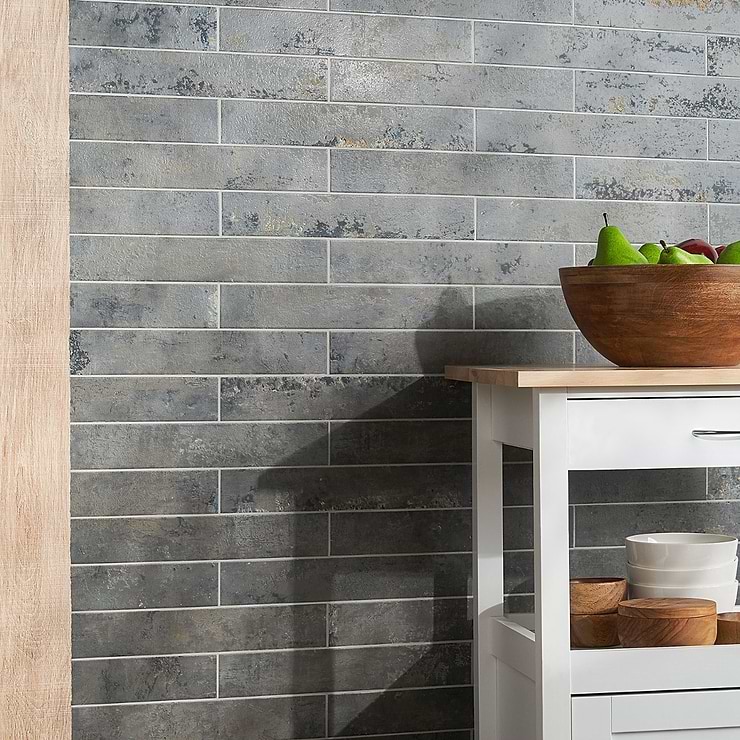 Portrait Sage Gray 2x14 Matte Porcelain Tile