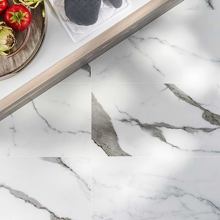 DreamStone Statuario Valley 12x24 Matte Porcelain Tile