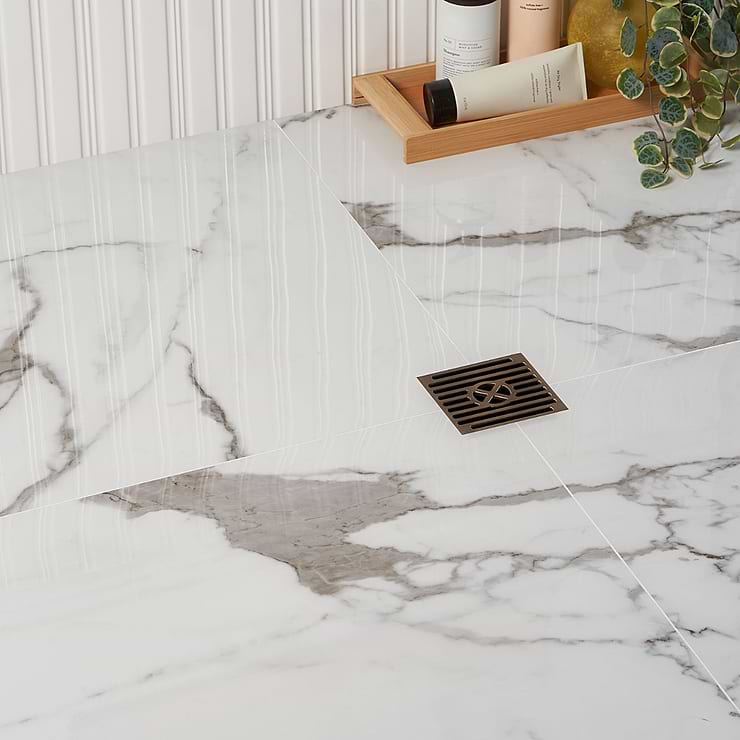 DreamStone Statuario Valley 24x24 Polished Porcelain Tile