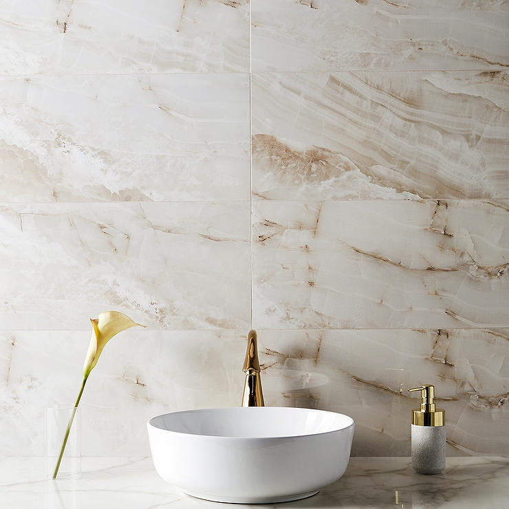 Basic Onyx Aurelia 12x24 Polished Porcelain Tile