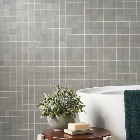 Clay Fancy Gray 2x2 Matte Porcelain Mosaic Tile