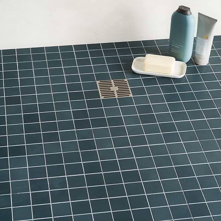 Clay Karma Blue 2x2 Matte Porcelain Mosaic Tile