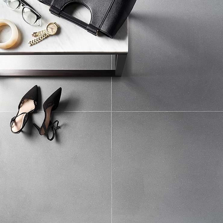 Terrazzo Italy Dolce Gris Gray 24x24 Honed Terrazzo Tile