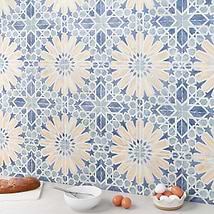 Alesso Deco Marla Multicolor 8x8 Matte Porcelain Tile
