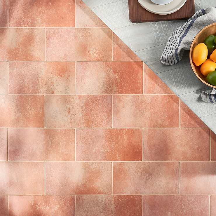 Burgos Terracotta Brick 7x14 Matte Porcelain Tile