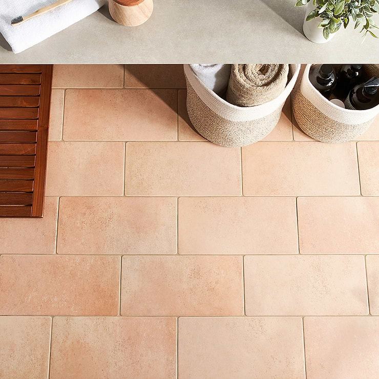 Burgos Terracotta Clay 7x14 Matte Porcelain Tile